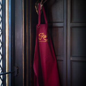 Burgundy Apron